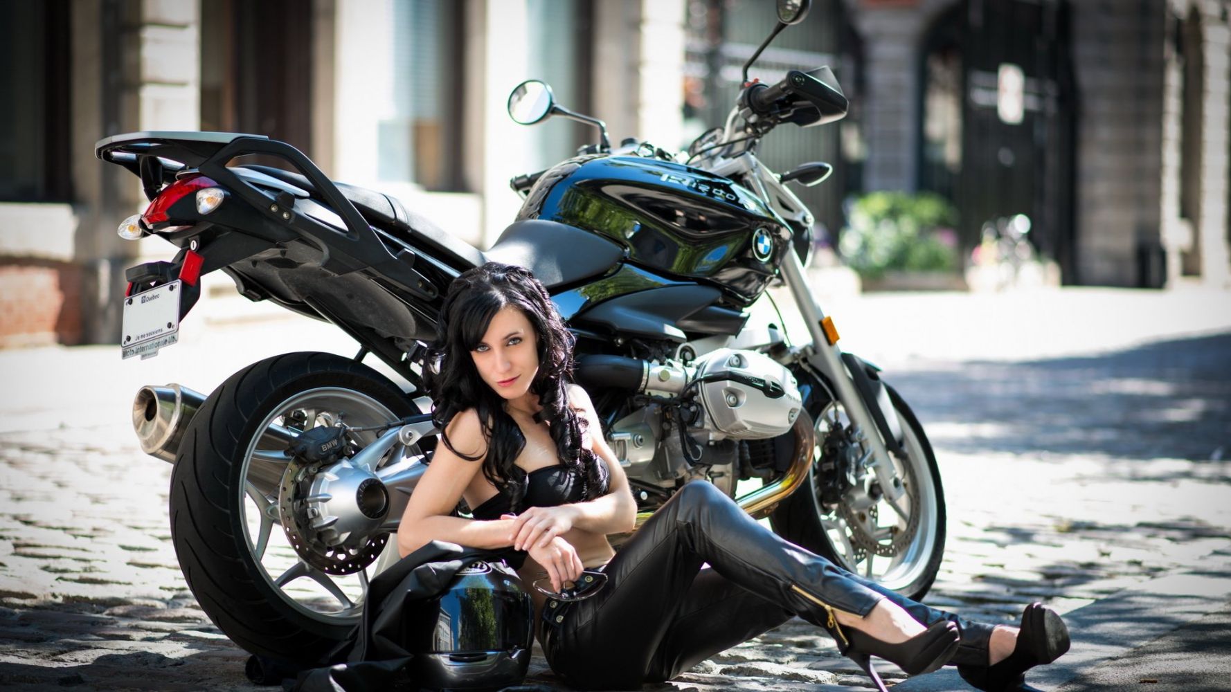 European women on bikes in Tangerang