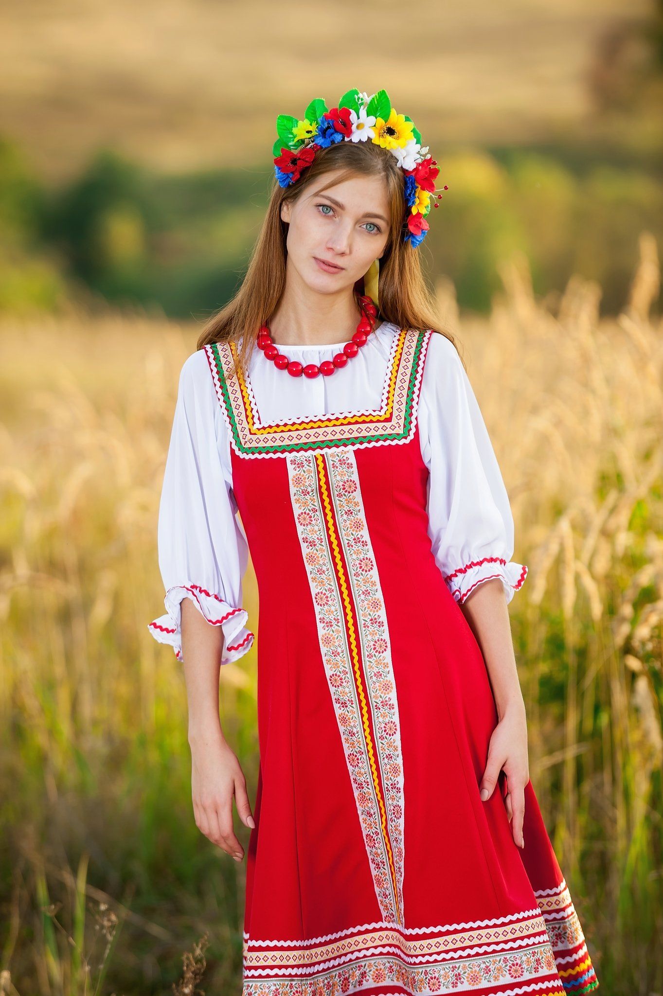 Women in Slavic costumes in Tangerang